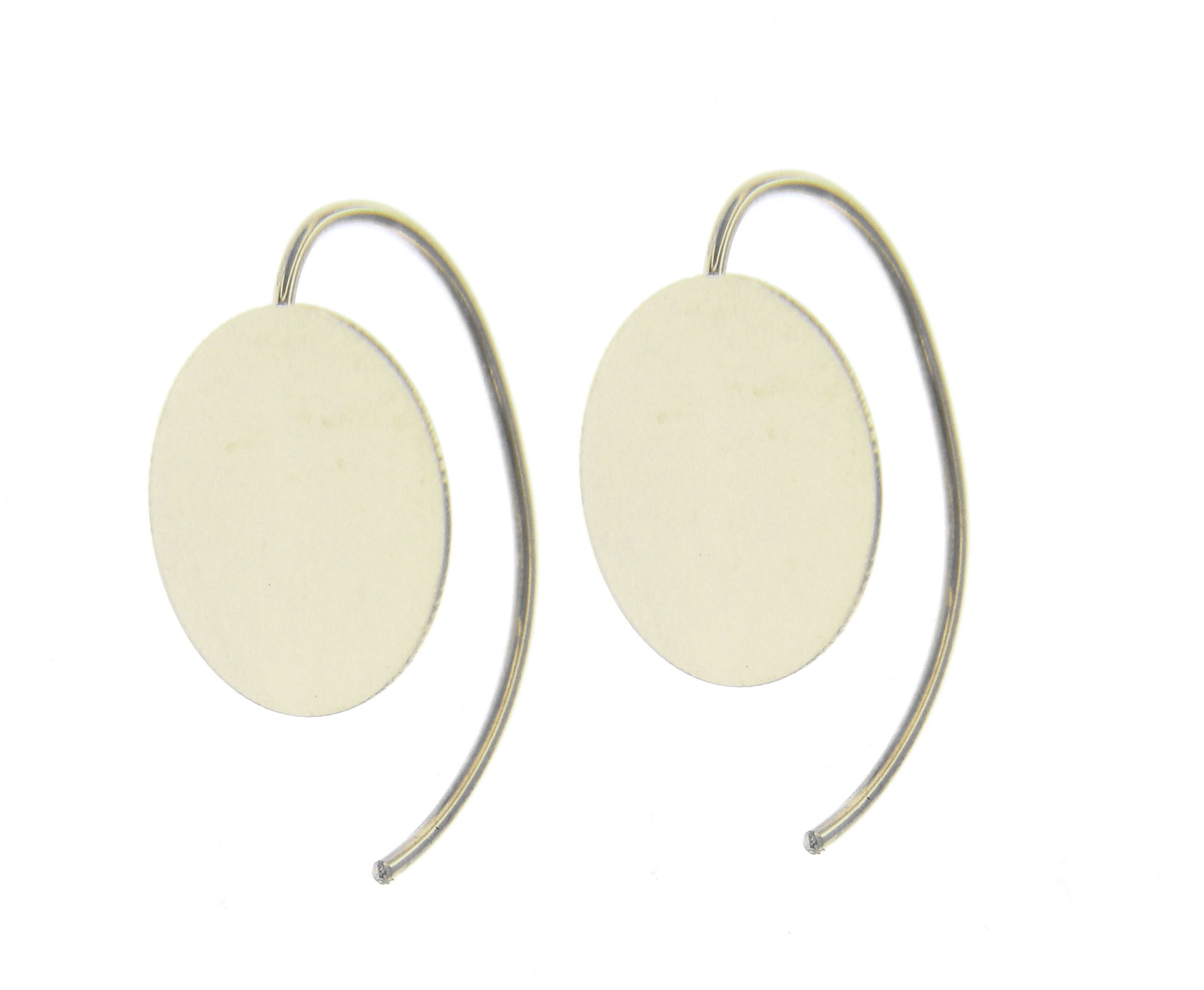 White gold drop earrings 9k(code S220474 )